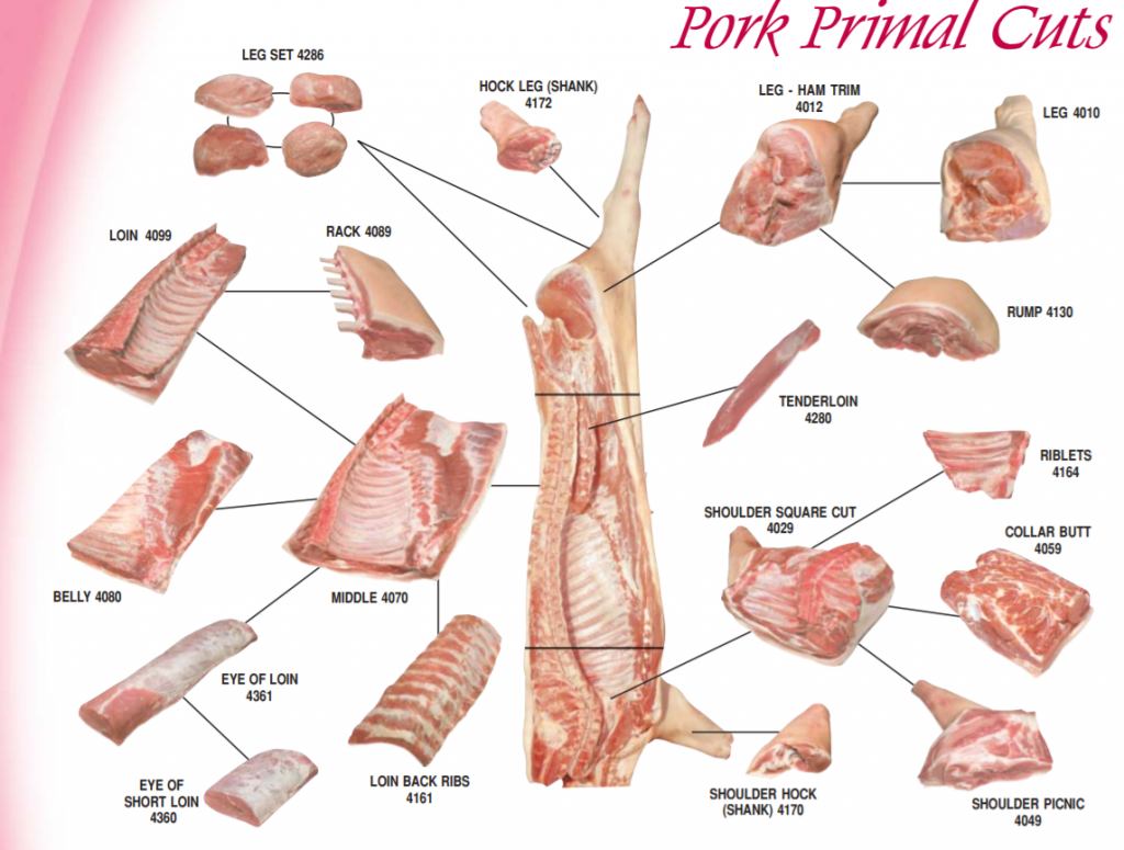 Pork Cuts Of Meat Diagram